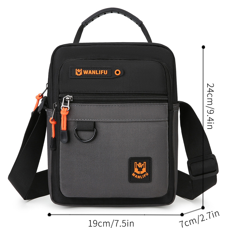 Casual herenhandtas Schoudertas Lichtgewicht Oxford herenportemonnee Kleine crossbodytas Mode Stijlvolle herentas Messenger Bag SAC