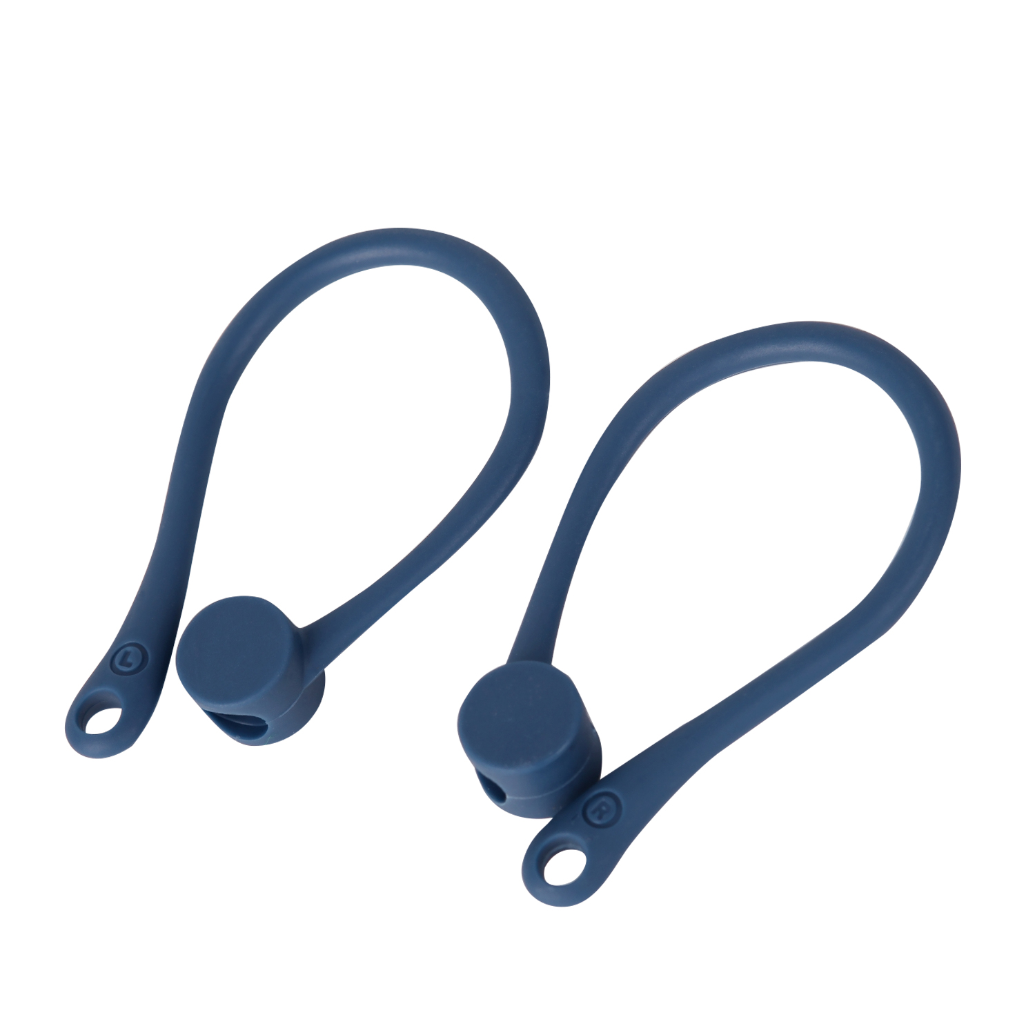 Anti-lost Silicone Ear Hook for Apple Airpods 1 2 Bluetooth Headset Ear Tips Hook Adapter for Sport Business Earbuds Accessorie: 3XS / MULTICOLOR