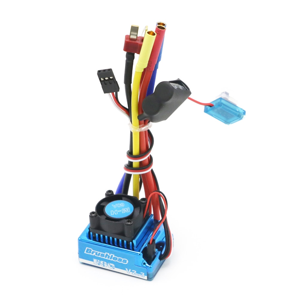 Waterproof 45A 60A 80A 120A Brushless ESC Electric Speed Controller Dust-proof for 1/8 1/10 1/12 RC Car Crawler RC Boat Part