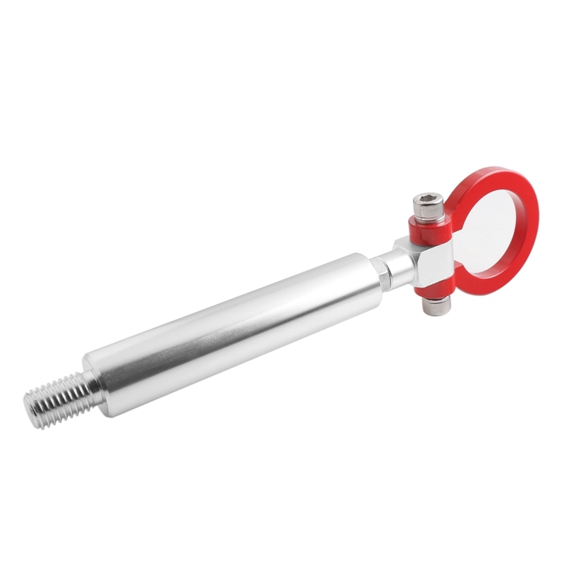 Car Racing Trailer Towing Bar Red Track Racing CNC Towbar Tow Hook for Lancer for 6Th Gen Chevy for Camaro Aluminum
