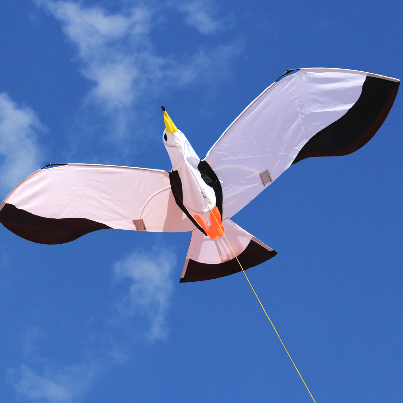 3D Enkele Lijn Seagull Vliegers Sport Strand Met Kite Handvat En String Makkelijk Te Vliegen