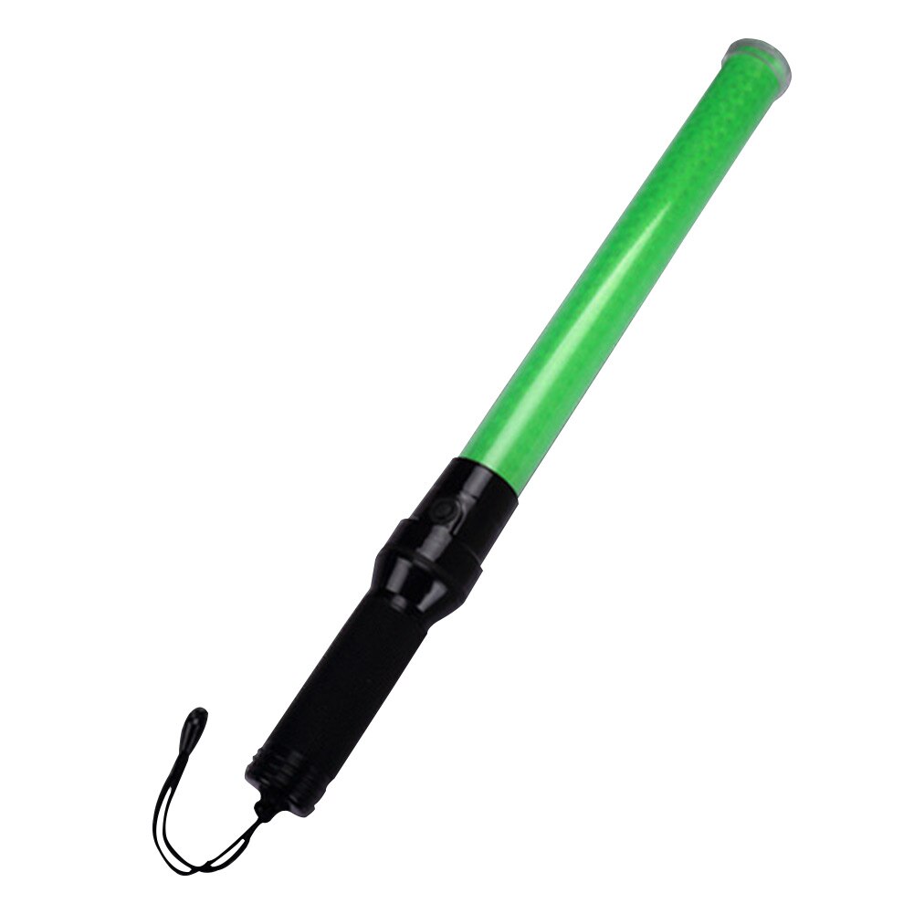 2pcs 21inch Signal Warning LED Traffic Baton PVC Police Portable Indicator Wand Battery Operated Safty 2 Flashing Modes