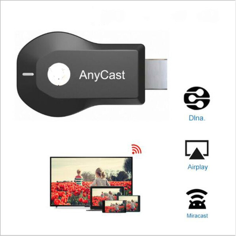 Langaton hdmi tv-tikku anycast  m2 airplay wifi-näyttö tv dongle vastaanotin miracast puhelimeen android pc