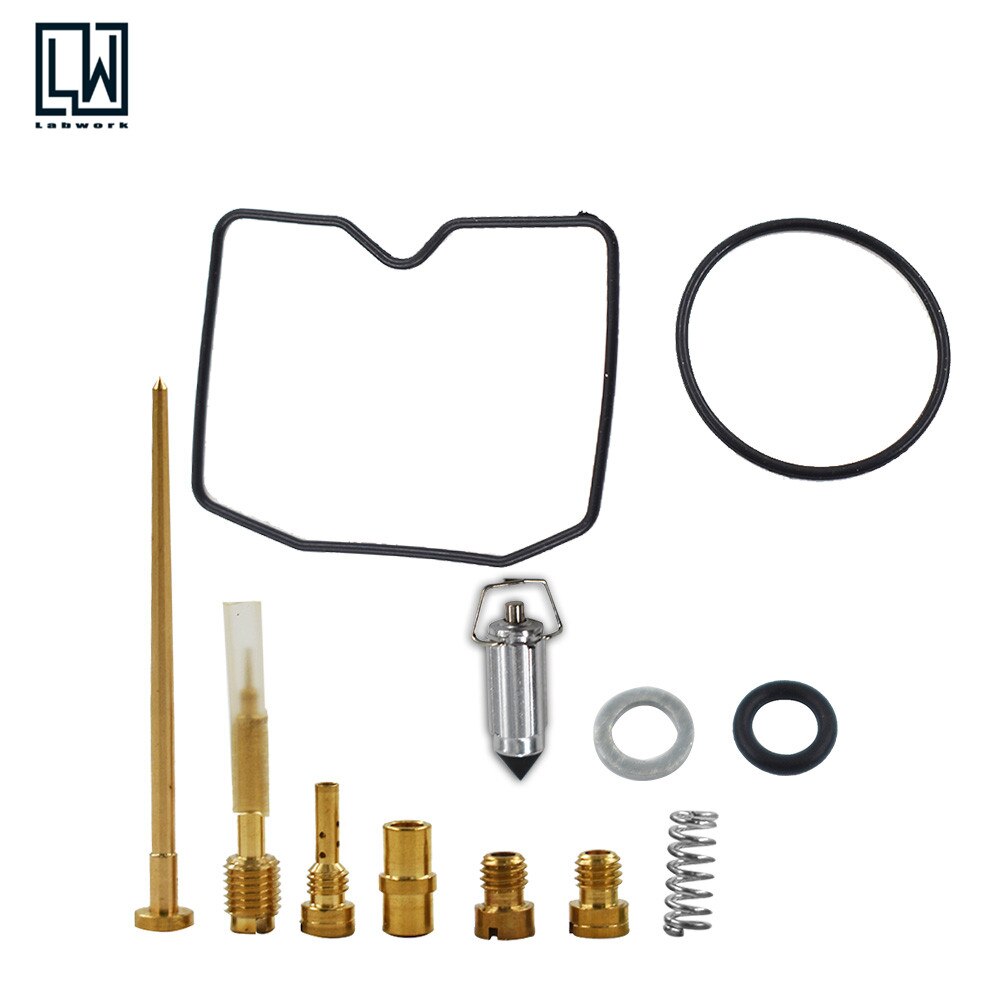 Carburador Kit de reconstrucción de carbohidratos de reparación para Kawasaki KEF300 Lakota KEF 300, 1995-2003
