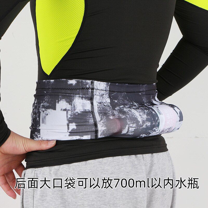 Riñonera ligera para correr para hombre y mujer, cinturón deportivo para teléfono móvil con bolsa oculta, bolsas de gimnasio, riñonera para correr
