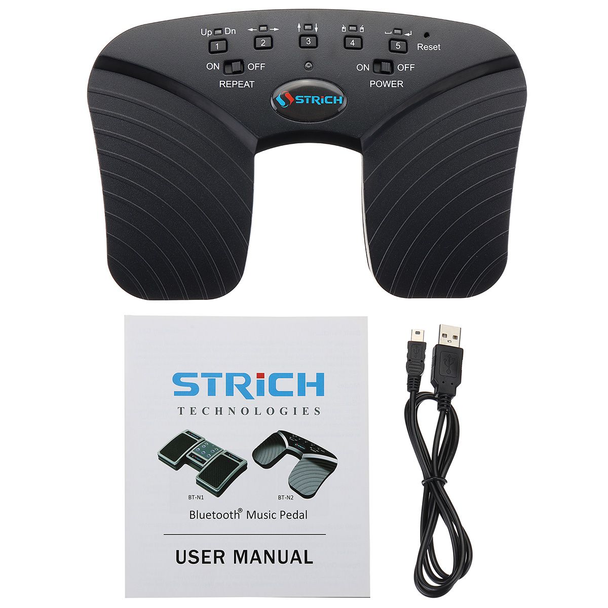 Pédale de rotation sans fil pour tablettes, Ipad, application, commandes mains libres, rotation de Page de lecture, portée Bluetooth de 10M