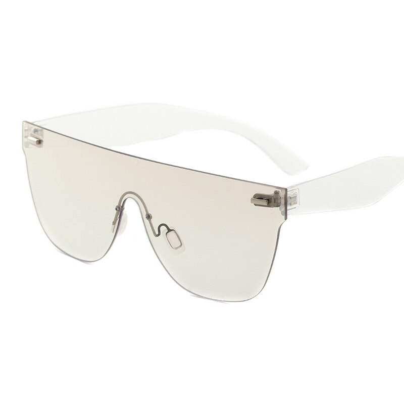 Naisten aurinkolasit trendituotteet oranssi sininen pinkki iso kehyksetön aurinkolasit naisten retro festivaali oculos de sol feminino