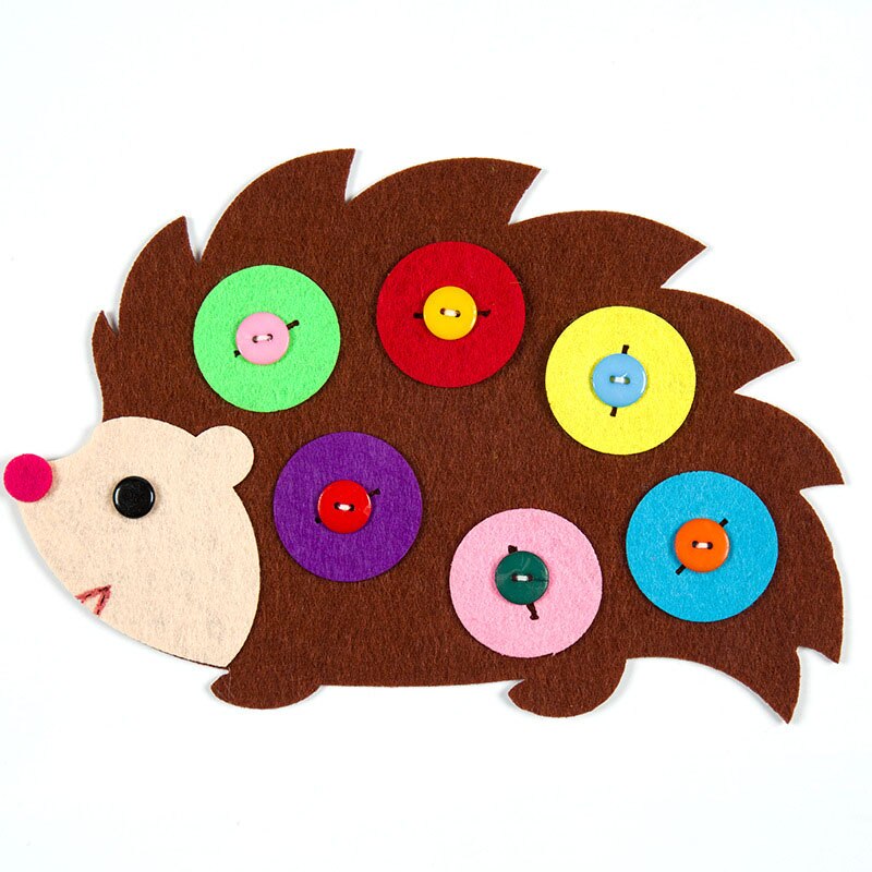 Boutons à fermeture éclair à main, enseignement manuel de la maternelle, bricolage tissu à tisser, jouets éducatifs d'apprentissage précoce pour enfants, aides Montessori: 1