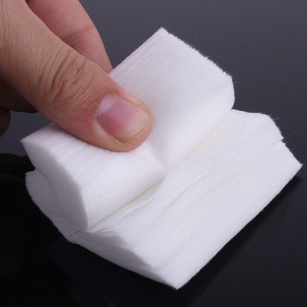 900 Stks/partij Delicate Nagel Gereedschap Nagellak Remover Doekjes Nail Art Tips Katoen Lint Pads Paper Manicure Nail Schoon Doekjes