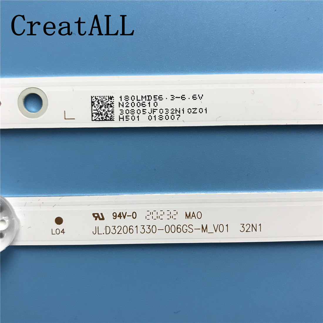 Tira de retroiluminação LED, 6 Lâmpada para Tru 32N1 SMX32P28NF 32DM6600 SW-LED32SA303 CX320DLEDM CX315DLEDM