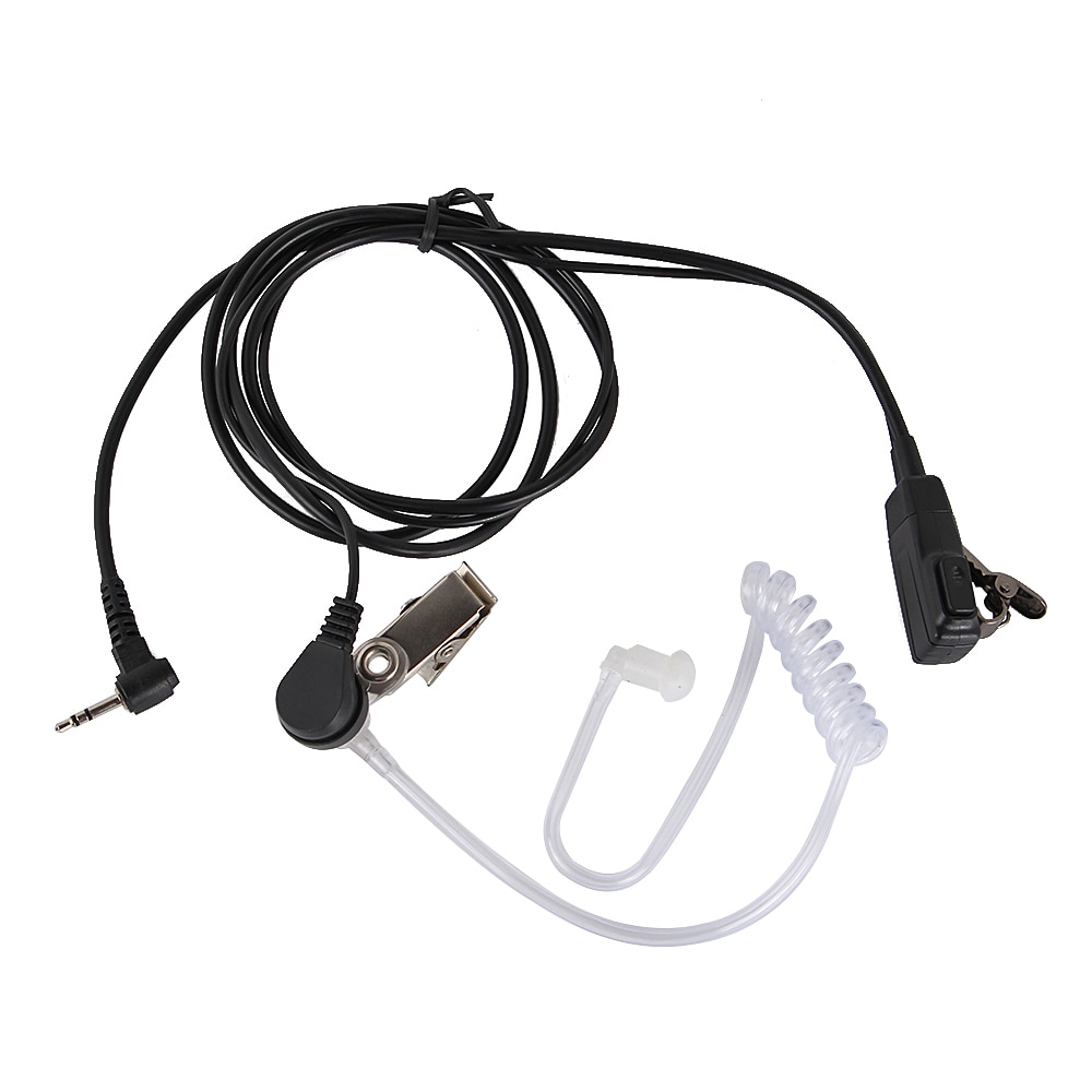 Covert Akoestische Buis Oortelefoon Headset Microfoon PTT voor Motorola Talkabout Draagbare Radio TLKR T60 T80 T3 T4 T5 MD200 MB140R Ham Radio