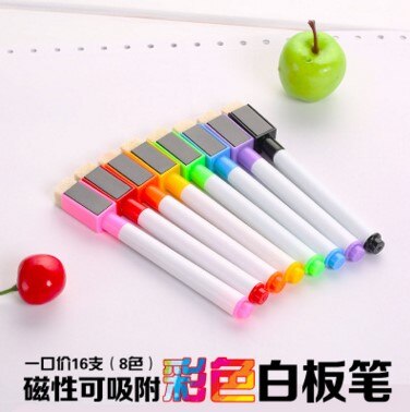 Pizarra blanca Flexible para nevera A3 de 42x28cm, notas magnéticas para mensajes, nevera, Bloc de notas, a prueba de agua, 1 marcador y 2 botones