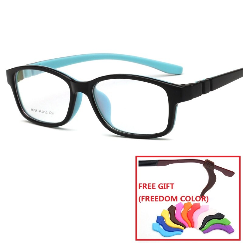 Zerosun Children Eyeglasses Frame Boys Girls Kids Optic Eyeglass Silicone Soft Flexible Glasses Child Boy's Girl's Eyewear