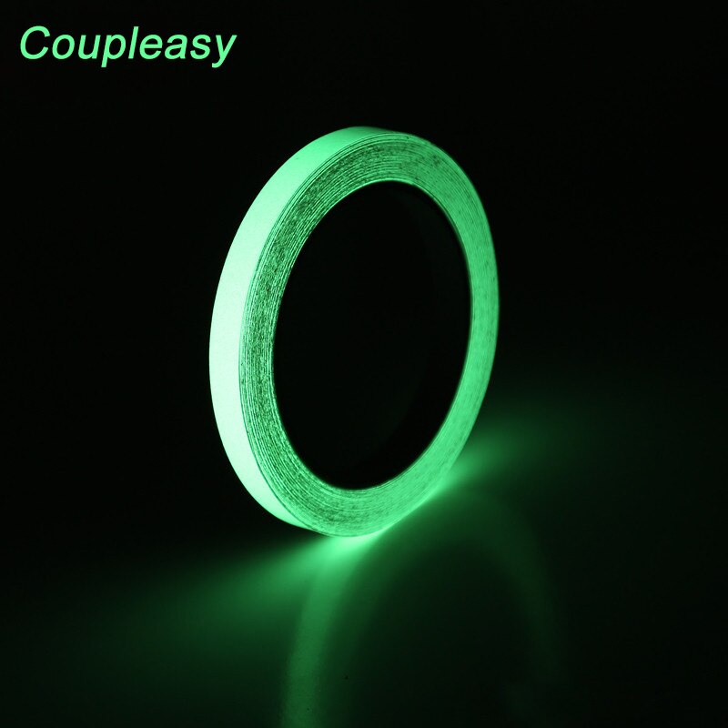 5 Stks/partij 9 Maten Zelfklevende Lichtgevende Tape Strip Glow In The Dark Green Home Decor Gebruikt Op Beton vloeren Traptreden Risers