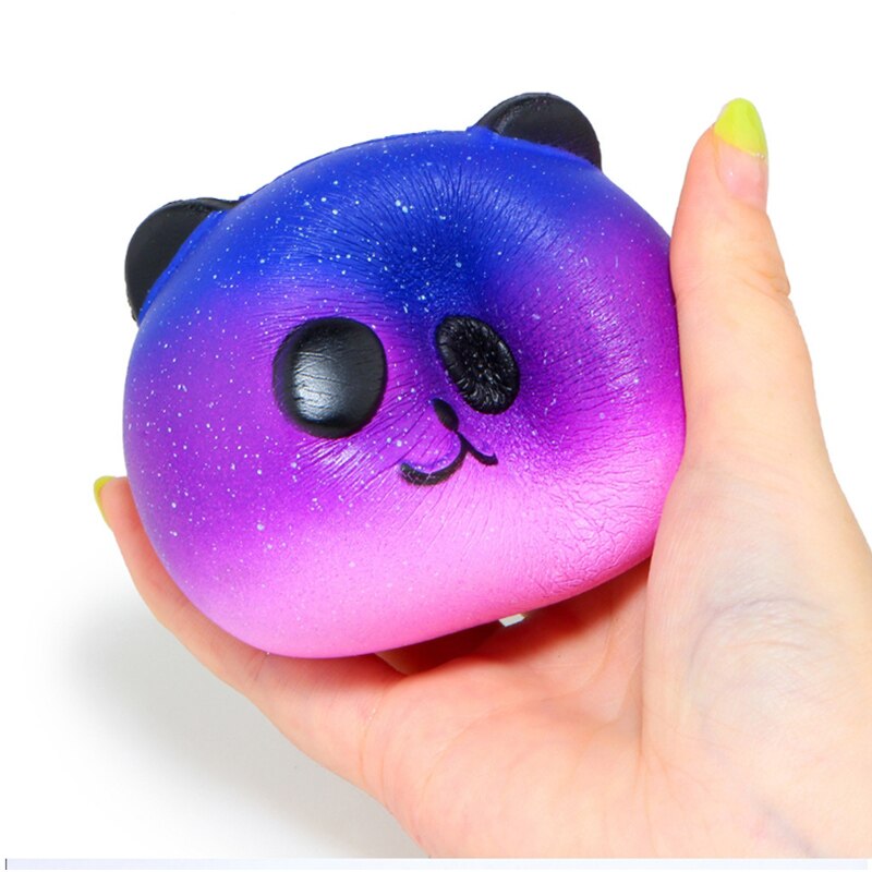 Jumbo Squishy Bunte Galaxy Panda Nette Langsam Rising Stressabbau Weichen Squeeze Spielzeug PU Brot Duftenden Weihnachten Spaß für kid