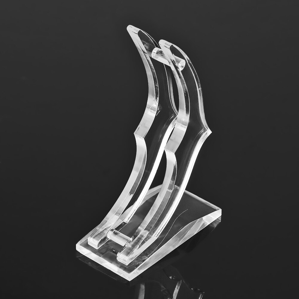 ABEDOE Acrylic Transparent Rose Flower Stand Rose Stand Vase Holder for Long Stem 24K Gold Plated Rose Home Decoration