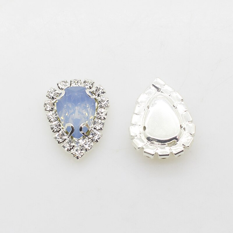 Rhinestone Water drops 10 pcs Button For Craft Sewing Diy Handmade Clothing Decorative Embellishment Home Decoration Accessories: 4