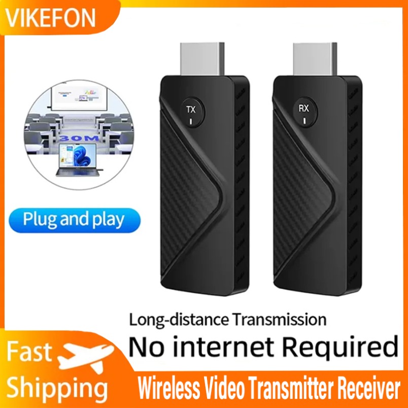 50M 1080P HD HDMI-Kompatibel Wireless Screen Projektor Wireless Video Sender Empfänger Adapter für Laptop TV Projektor