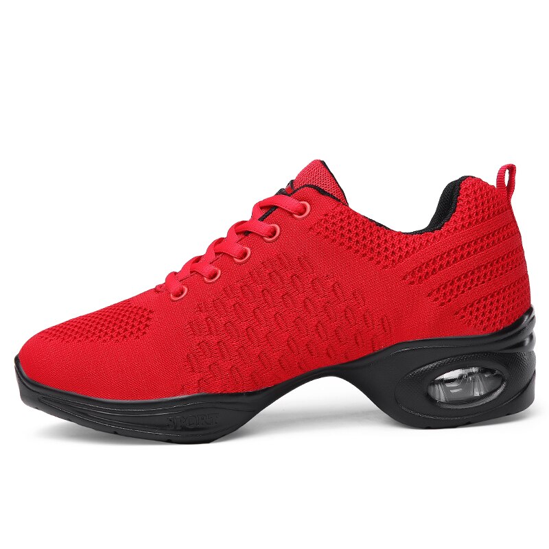 Zapatillas transpirables de Jazz Hip Hop para mujer, zapatillas deportivas de baile con características, zapatillas de baile modernas blancas y negras para niñas, zapatos de práctica, suela suave