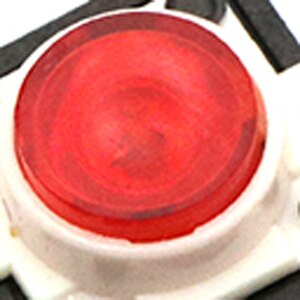 5 pezzi di pulsanti illuminati 12*12, rosso, giallo, blu, verde, bianco, portato, interruttore a sfioramento, pulsante, micro pulsante, normalmente aperto: rosso leggero