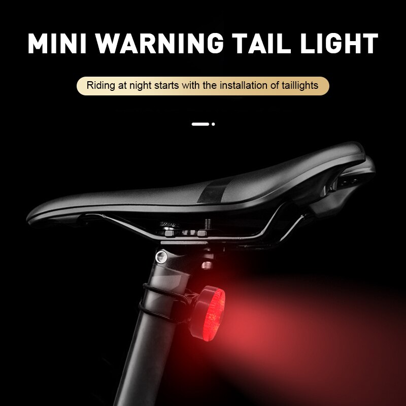 Bicycle Rear Light USB Rechargeable Cycling LED Tail Light Waterproof MTB Road Bike Tail Light Traffic Light Bicycle Accessories