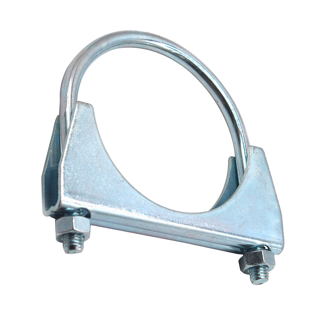 3inch Heavy Duty Saddle Style U-Bolt Muffler Clamps Strength with Anti-Rust Coat and Multiple uses (OD=3 inch/72mm)