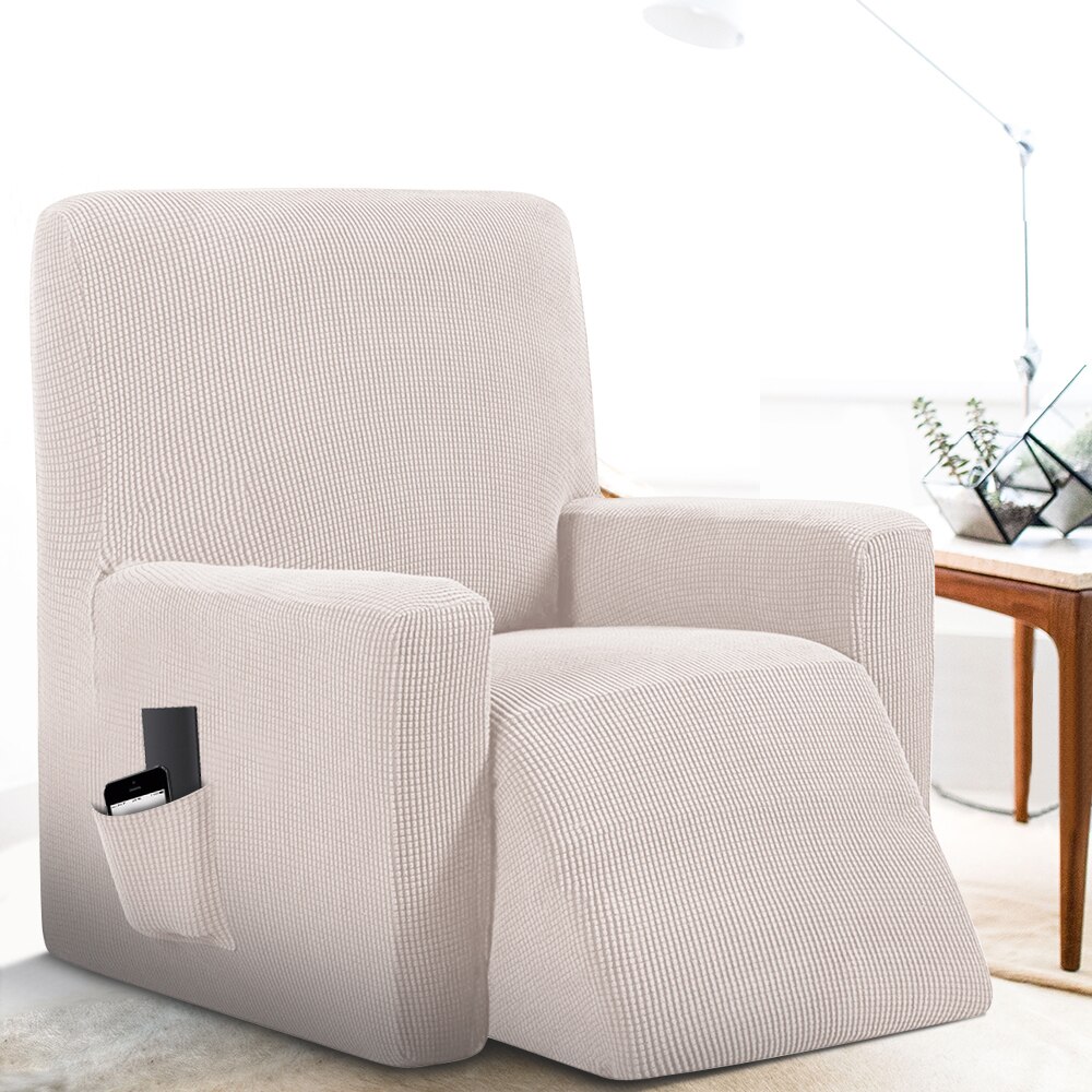 Elastische relaxfauteuil stretch bankhoes stretch decoratie bankhoes voor woonkamer bankhoes thuis wasbare elektrische fauteuilhoezen #9