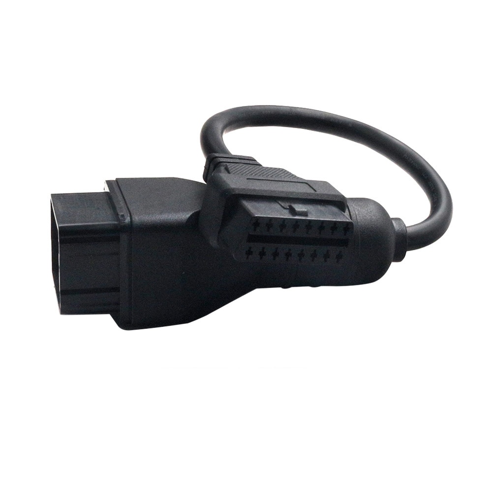 OBD2 Connector For Renault 12Pin to 16Pin Female Adapter obd 2 OBDII Extension Cable For Renault 12 Pin Connector Cable
