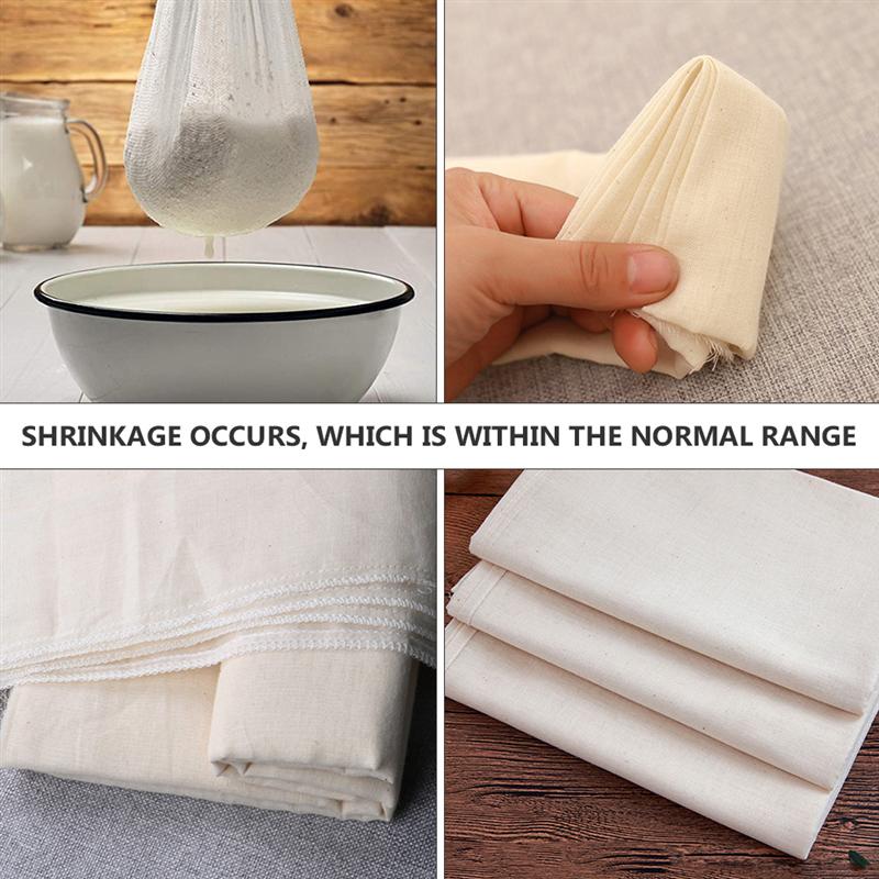 1PC Steam Cloth Filtering Gauze Kitchen Tofu Soybean Milk Filtering Gauze