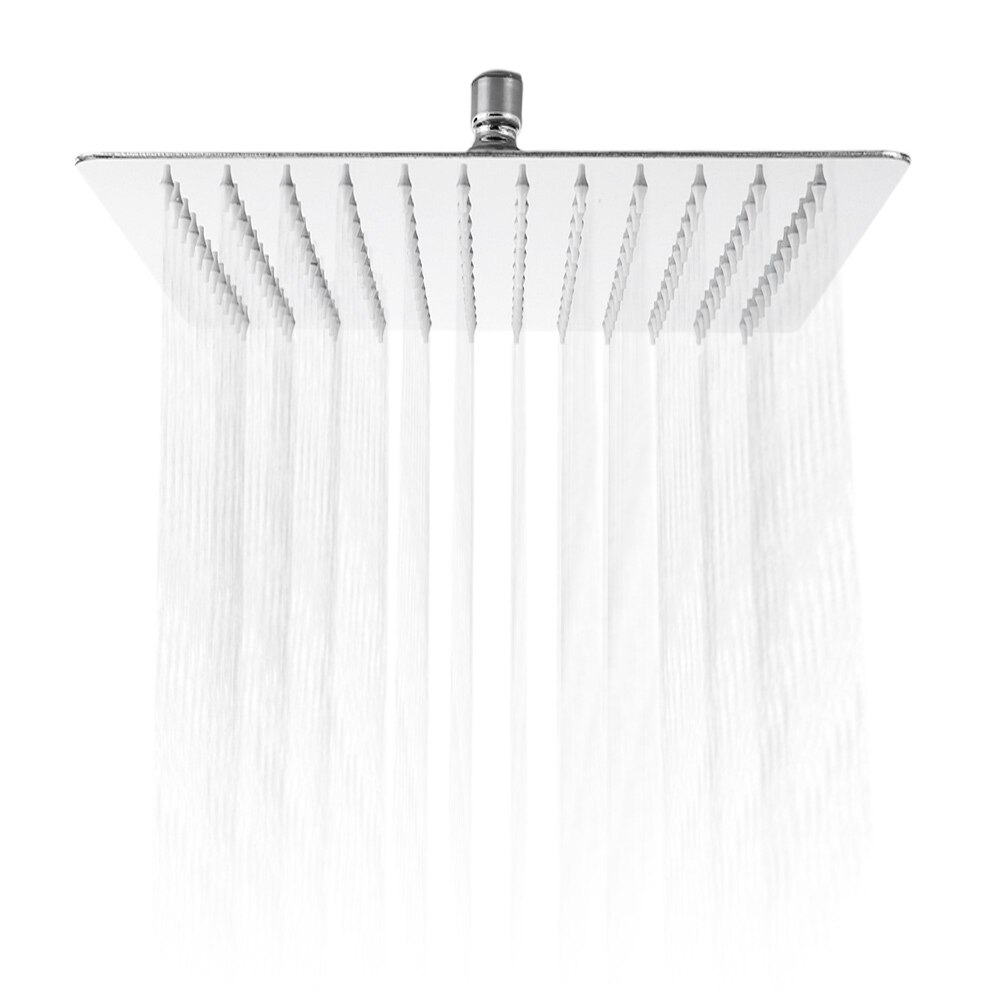 All Rainfall Shower Head Thin Square Stainless Steel Bath Sprayers Rainfall Shower Head Top Home Hotel Bathroom