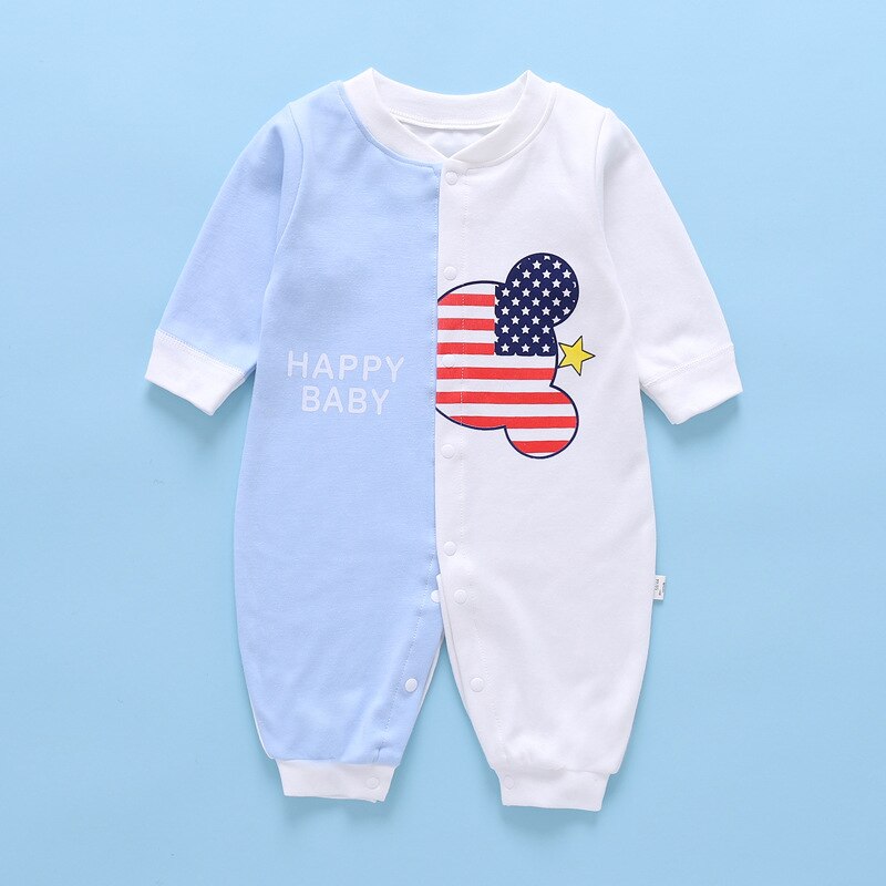 Pasgeboren Puur Katoen Kleding Set Baby Meisjes Algehele Lange Mouw Pyjama Baby Romper Voor Baby Jongens Jumpsuit Kostuum