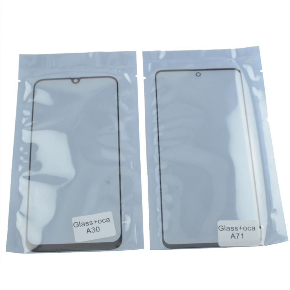 5PCS Front Outer Bildschirm Glas OCA Kleber für Samsung A10 A20 A30 A40 A50 A70 A51 A71 A10S A30S touch Panel Objektiv Abdeckung Laminierung