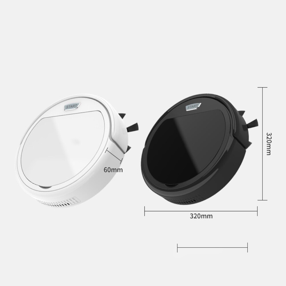 3 in 1 Rechargeable Automatic Mute Smart Sweeper Cleaner Suction Dust Remover Long Standby Time Easy to Operate Rechargeable