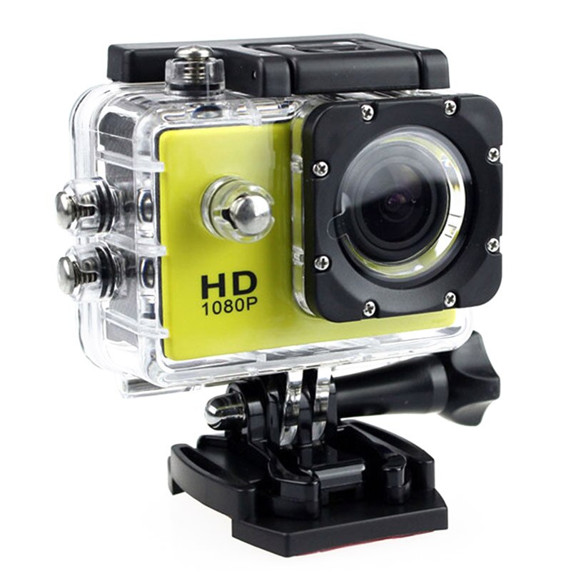 Mini caméra étanche numérique caméra vidéo 4K Intelligent HD caméra intelligente pour extérieur LHB99: yellow
