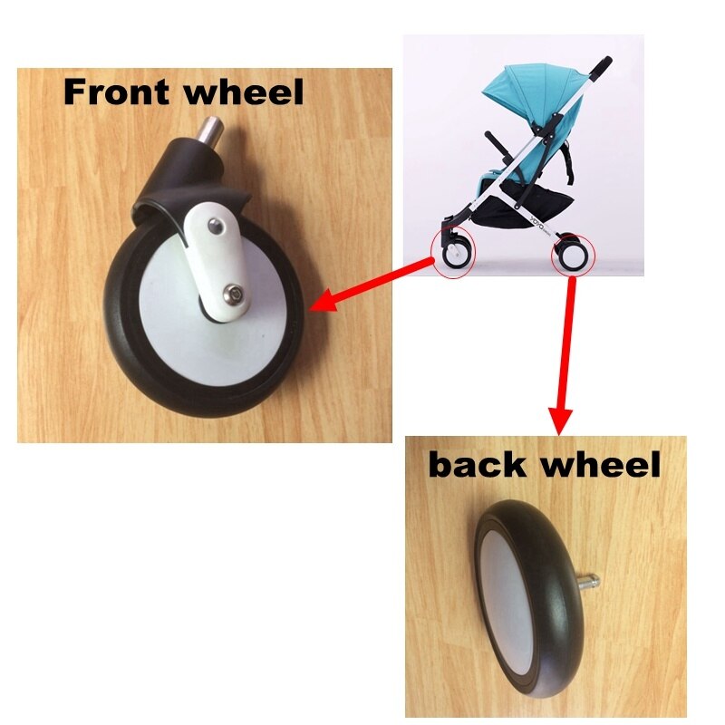 Originele Yoyaplus Yoya Plus Wandelwagen Vervangen Deel Front Wielen Kinderwagen Back Rubber Wiel Kids Yoya Kinderwagen Wandelwagen Accessoires
