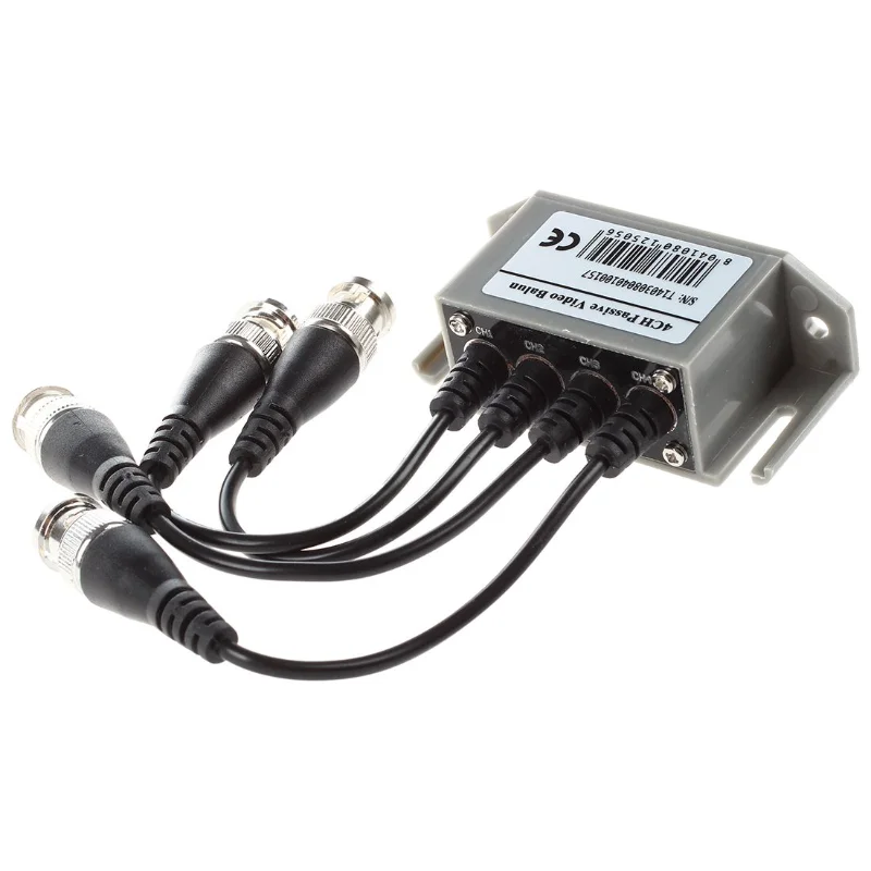 ESCAM 4-Kanal Video Balun BNC UTP Katze5 Absender für CCTV/Überwachung Kamera Trend