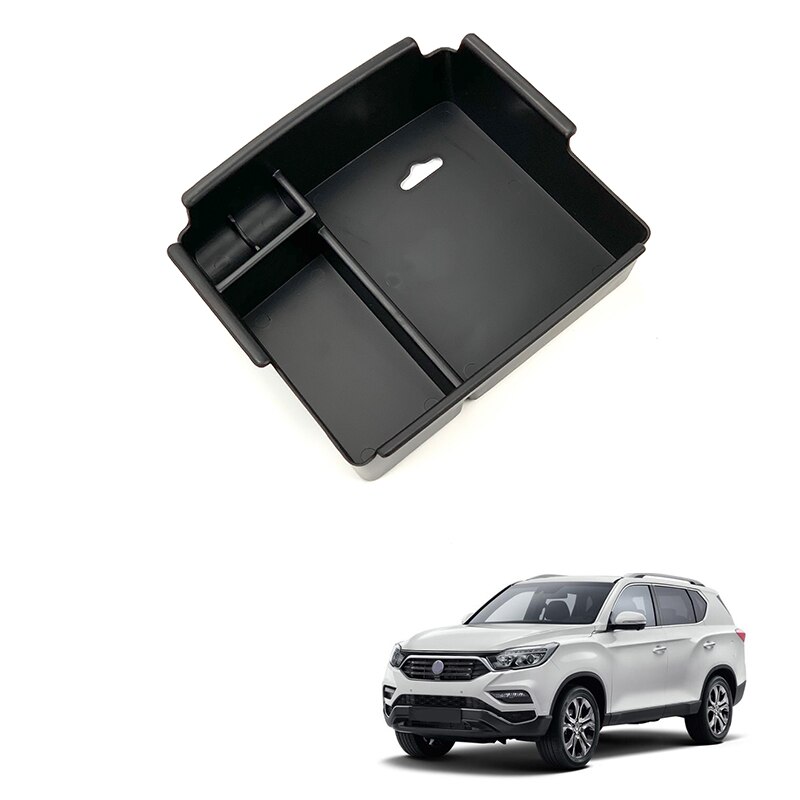 Pour SsangYong Tivoli Rexton accessoires de voiture intérieur accoudoir Central boîte de rangement Console porte-plateau Case Palle