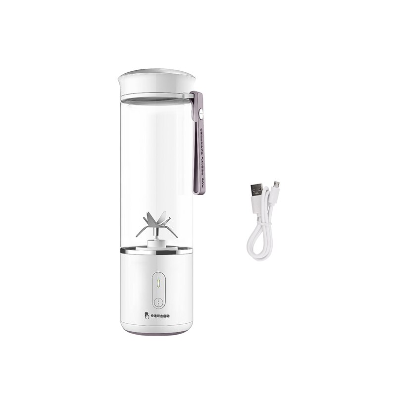 500ML Electric Blender Food Processor Stainless Steel Blades Mixer Juicer Blender USB Rechargeable Juice Maker Machine Blender