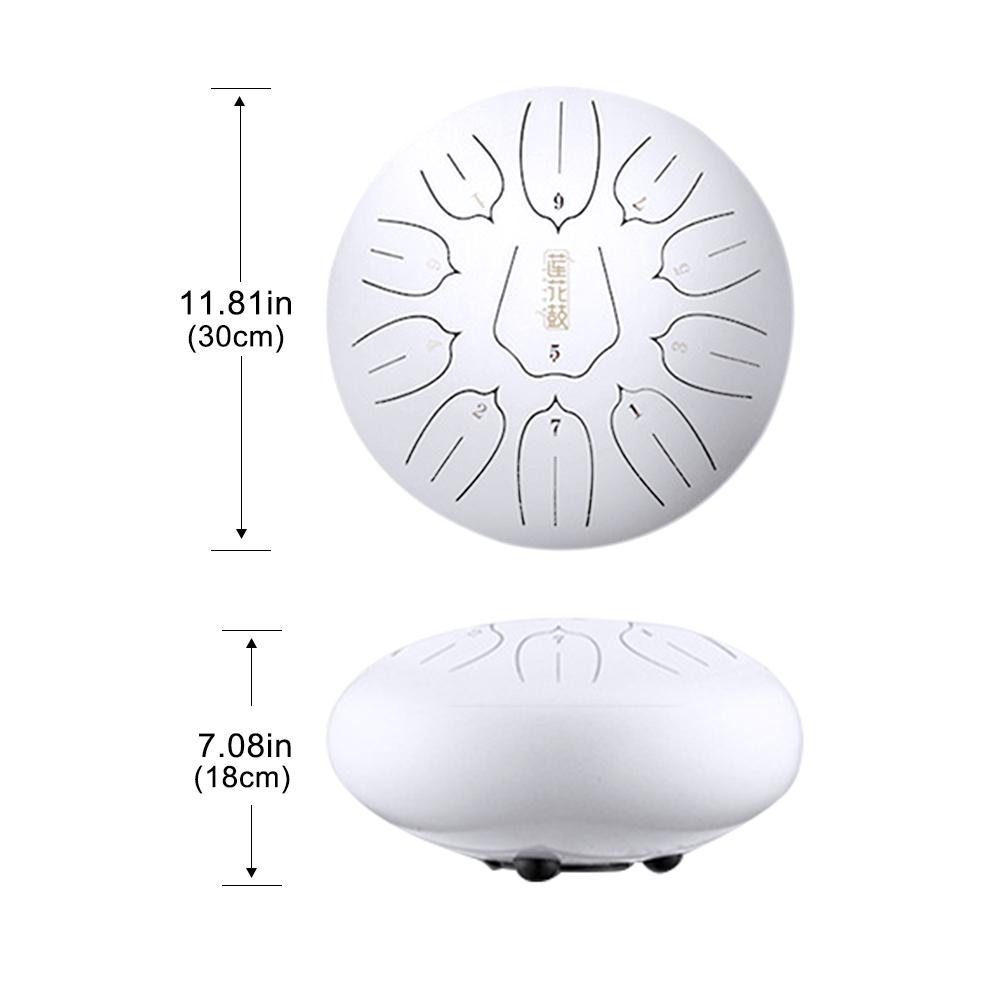 12 zoll Mini Trommel 11 Tone Stahl Zunge Trommel Handpan Instrument Mit Padded Trommel Tasche Und EIN Paar Von Schlägel musical Instruments