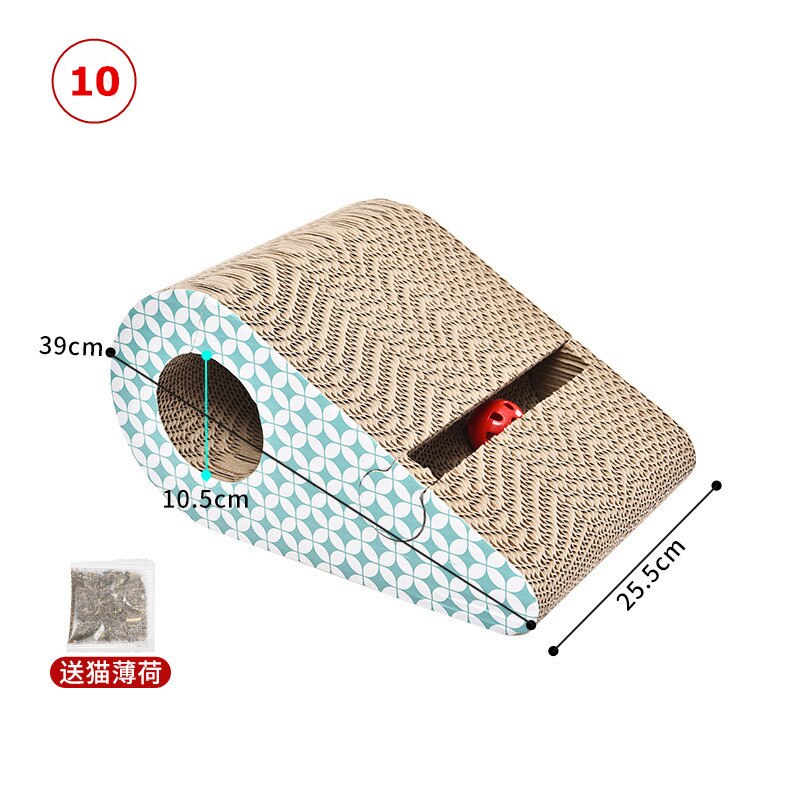 Cat Scratch Board Toy Pad Grinding Nails Interactive Protecting Furniture Cat Toy Corrugated Large Size Catw Scratcher Toys