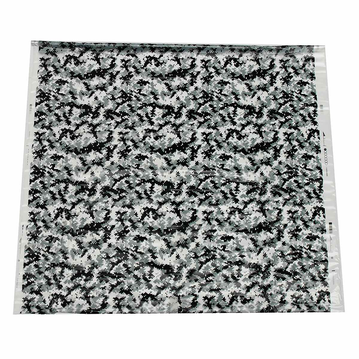 Autoleader 50x100cm Gray Camouflage Hydrographic Water Transfer Hydro Dipping DIP Print Film Decor Motorcycle Decals Stickers