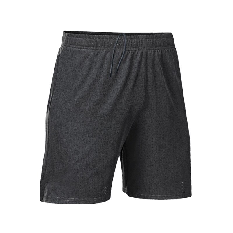 Zomer Mannen Sport Running Shorts Met Quick Dry Ademende Gat Stof Korte Jogging Gym Shorts Met Taille Touw En pocket: Black / XL