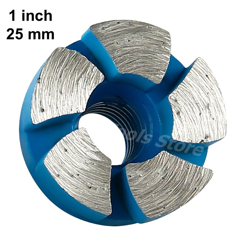 25mm Diamond Concrete Grinding Wheel Turbo Segment Angle Grinder Wheel for Concrete Stone Masonry 2” Diamond Cup Grinding Wheel