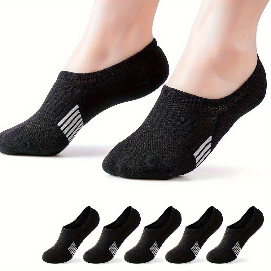 5/8 Pairs Women's No Show Socks, Non-Slip Athletic Ankle Socks For Running & Outdoor Activities, Breathable Sport Footwear: MINT GREEN