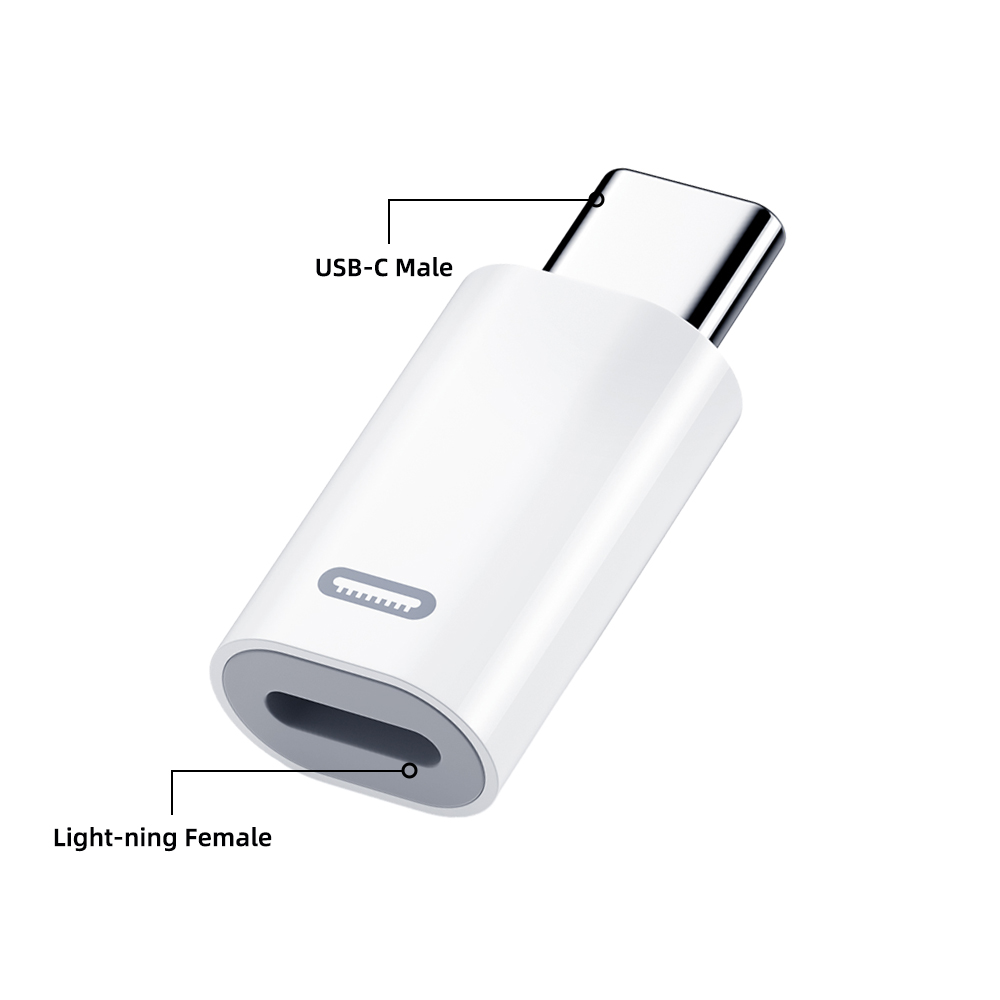 OTG USB C To Lightning Adapter Lightning Female To Type C Male Connector Fast PD Charging Adapter Converter for iPhone 15 Promax: green