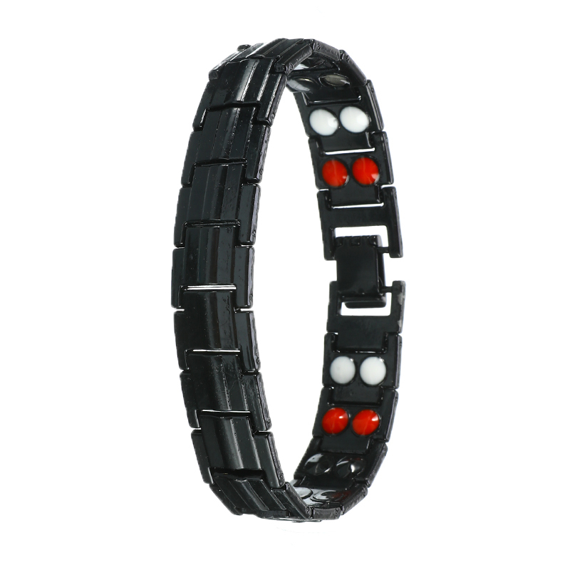 Magnetic Health Energy Bracelet For Men Black Arthritis Bio Magnet Therapy Stainless Steel Bracelets Bangle Men Jewelry