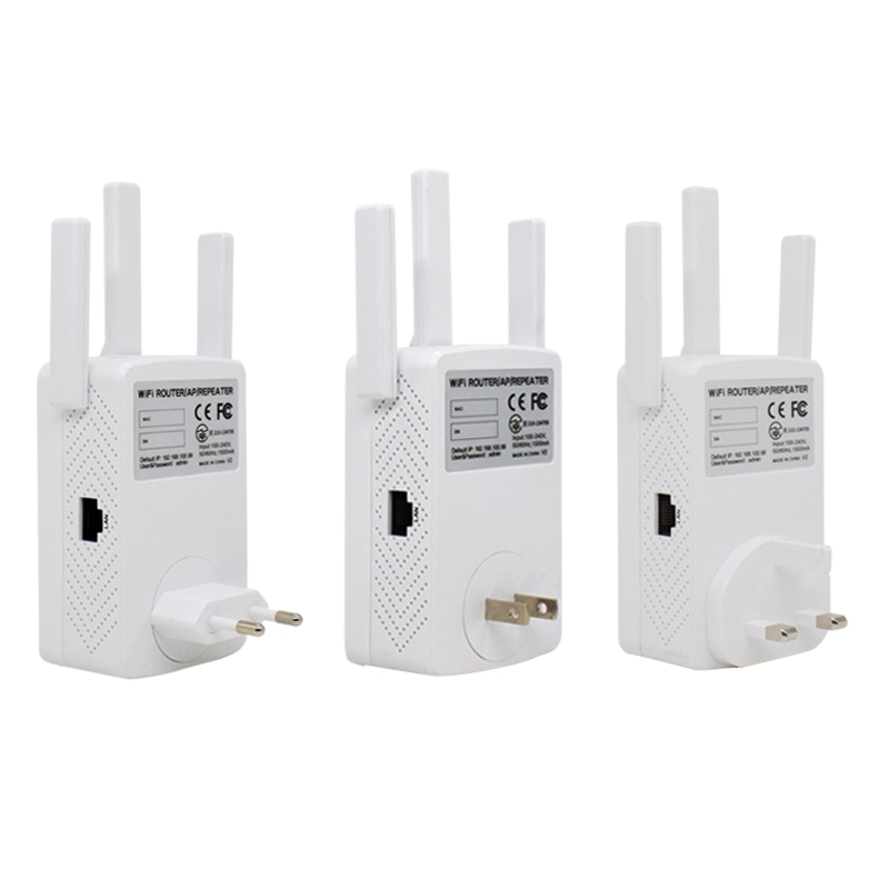 Dual-Band 1200M 2.4GHZ 5GHZ Signal Repeater WiFi Extender Wireless Network R66F