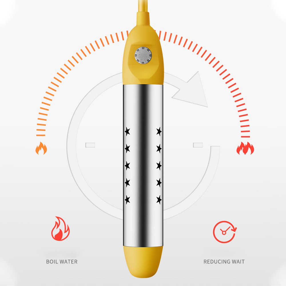 Pool Heater Water Heating Boiler Swimming Solar Bath Tub Immersion Portable Fast Automatic Power Off Intelligent 2000W