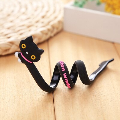 Cute USB Cable Winder Organizer Holder Cartoon Earphone Wire Management For IPhone11 12 Cable Tablet MP3 MP4 PC Electric Cord: 3