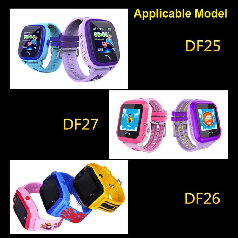 USB Charging Cable For DF25/DF27 Kids Smartwatch Power Charger Replacement Charging Cable USB Charging Clip Accessories